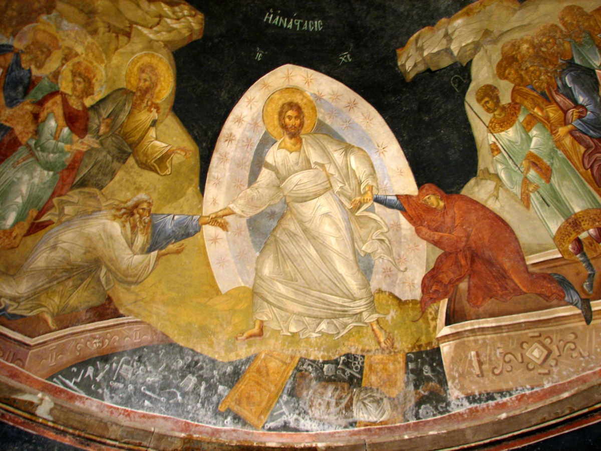 Christ defeats Death and Hades